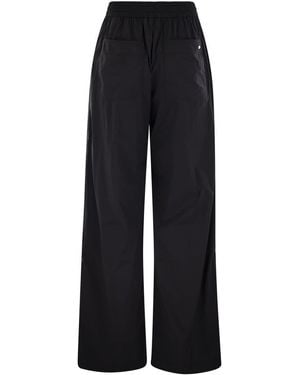 Herno Stretch Nylon Trousers - Black