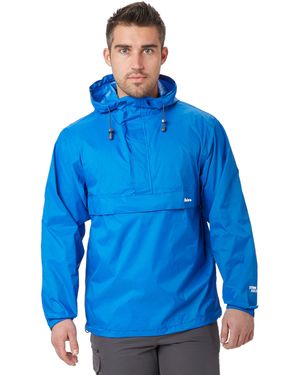 Peter Storm Waterproof, Lightweight & Packable Cagoule With Large Zipped Pocket - Blue