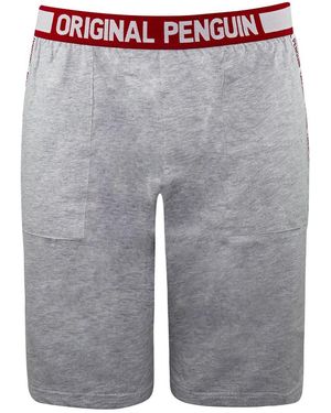 Original Penguin Originals Lounge Shorts Cotton - Grey