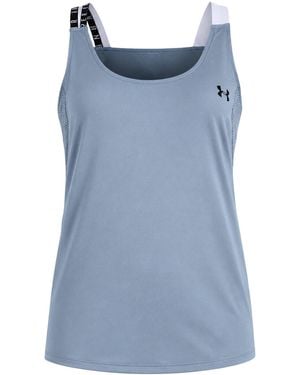 Under Armour Heatgear Double Strap Vest - Blue