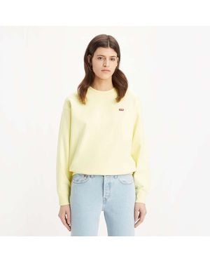 Levi's Levi's Standard Crew Neck Sweatshirt - Yellow