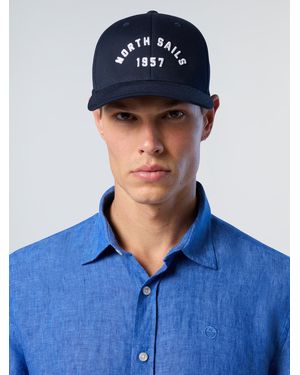 North Sails Baseball Pet Flexfit Met Borduursel - Blauw