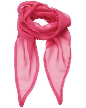 PREMIER Adult Colours Chiffon Scarf - Pink