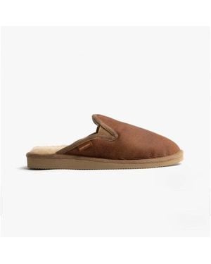 Shepherd Adam Sheepskin Mules Antique/Cognac - Brown