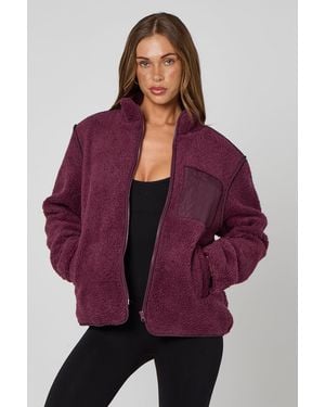 Urban Bliss Fleece Jacket - Purple