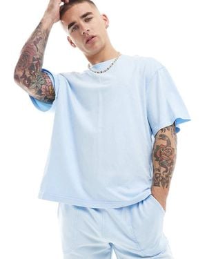 Only & Sons Super Oversized T-Shirt Co-Ord - Blue