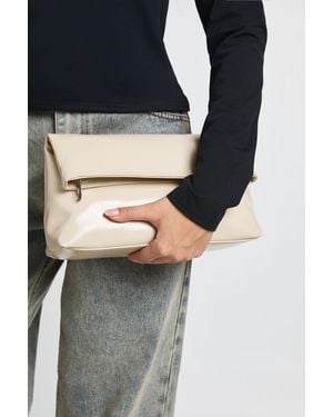 Boohoo Large Fold Over Clutch Bag - Black