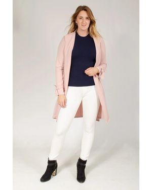 Lipsy Tie Belt Coat - White