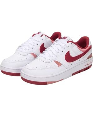 Nike Trainers Gamma Force Casual Trainers Lace Up Low Top Retro Shoes - White