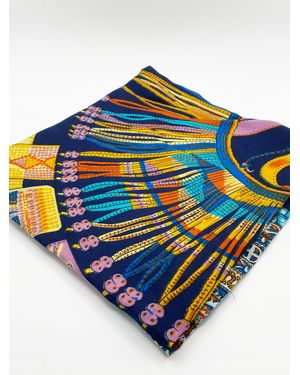 SVNX Multi Print Scarf - Blue