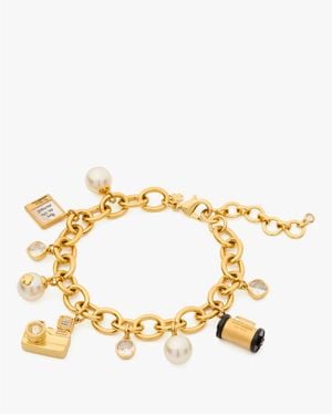 Kate Spade Picture Perfect Camera Charm Bracelet - Metallic