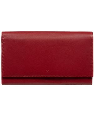 NiNa Amora 'Mirella' Leather Purse - Red