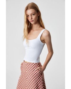 Grimelange Regular Fit Pull-On Blouse - White