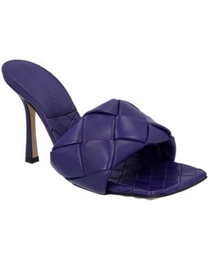 Bottega Veneta Lido Padded Mule - Blue