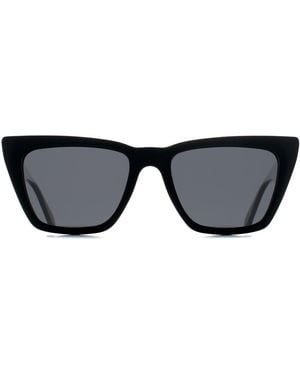 Quay Cat Eye Smoke Polarized Call The Shots - Black