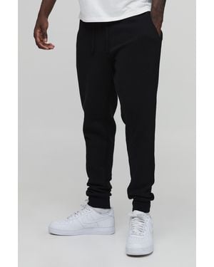 BoohooMAN Skinny Fit Essential Jogger - Black