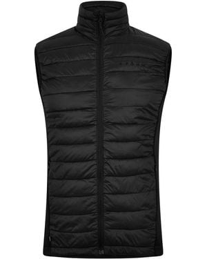 Fohn Racer Neck Gilet - Black