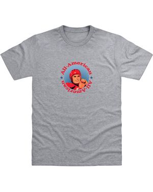 Park Fields Pierce Archive All American Athletic T-Shirt - Grey