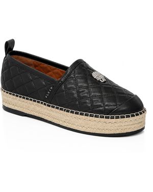 Philipp Plein Espadrilles Skull - Zwart