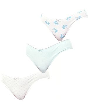 Kisses&Love 3-pack Katoenen Slip Kl10000 - Wit