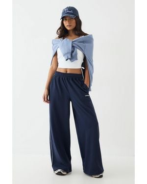DSGN Studio Piping Detail Mid Rise Toggle Jogger - Blue