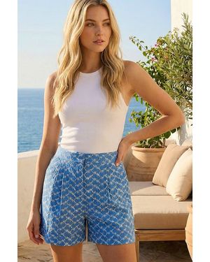 D.u.s.k Embroidered Shorts - Blue