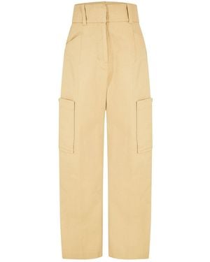 BOSS W 10270434 01 Straight Leg Trousers - Natural