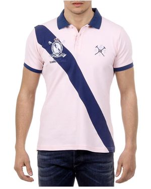 Ufford & Suffolk Polo Club Short Sleeves Us004 Cotton - Blue