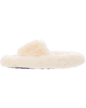 Loungeable Bar Super Fluffy Slipper - Natural
