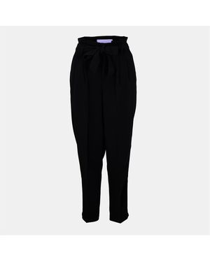 JJXX Solid Patterned Straight Trousers - Black