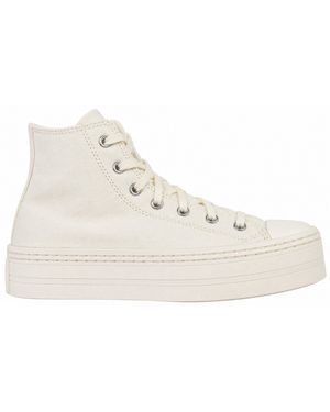 Converse Chuck Taylor Modern Lift Platform Plimsolls - White
