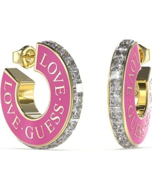 Guess Jube04083Jwygfct-U Ladies Earrings - Pink