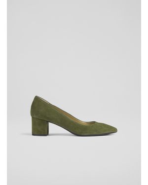 LK Bennett Clara Closed Courts, Khaki - Green