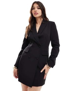Miss Selfridge Fitted Waist Blazer Dress - Blue