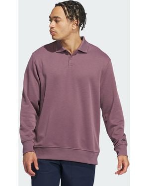 adidas Originals Go-To Long Sleeve Polo Shirt - Purple