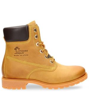 Panama Jack 03 B1 Boots Waterproof Leather Laces Hiking Ankle Chukka - Brown