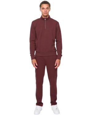 Duck and Cover Slellmoore Tracksuit Set - Red