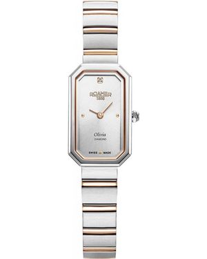 Roamer 627845-49-19-20 Ladies Olivia Diamond Watch - White
