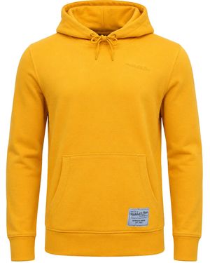 Mitchell & Ness Classic Fleece Hoodie - Yellow