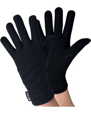 THMO Knitted Thermal 40G 3M Thinsulate Insulation Gloves - Black