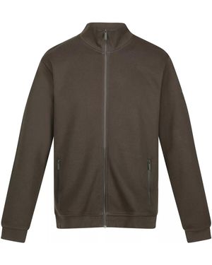 Regatta Felton Sustainable Full Zip Fleece Jacket (donkere Khaki) - Grijs