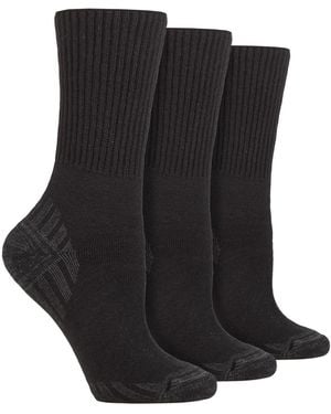 IOMI 3 Pack Diabetic Walking Socks For - Black