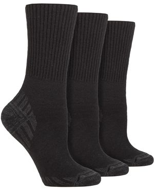 IOMI 3 Pack Diabetic Walking Socks For - Black