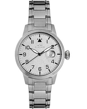 Elevon Watches Stealth Bracelet Watch W/Date - Metallic