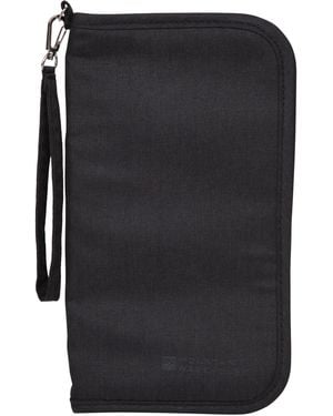 Mountain Warehouse Travel Organiser Wallet Durable Lightweight Foldable Slimline Money Card Holder Polyamide - Black