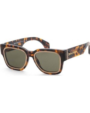 Palm Angels Arcadia 53Mm Havana Sunglasses Peri096F24Pla0016055 - Brown