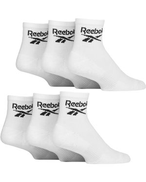 Reebok Low Cut Breathable Ankle Sport Socks - White