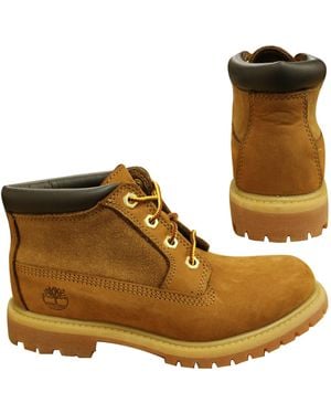 Timberland Nellie Lace Up Rust Leren Enkel Chukka Laarzen A1gym X2a - Bruin