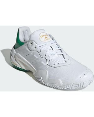adidas Originals Barricade 13 Leather Tennis Shoes - White