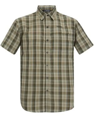 Regatta Mindano Multi Check Short-Sleeved Shirt (Light Sage) - Green